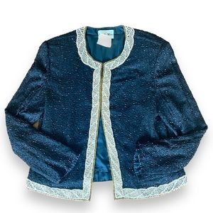 Camille Marie beaded blazer L
